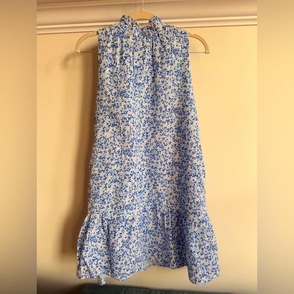 THML Dresses & Skirts - THML Blue High Neck Dress